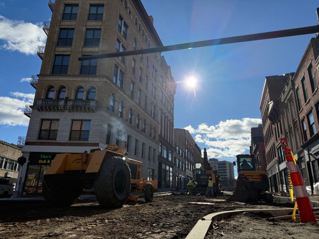 Waterbury’s Bank Street Improvements: Photo Gallery Shows Rapid Progress in Downtown&nbsp;Waterbury