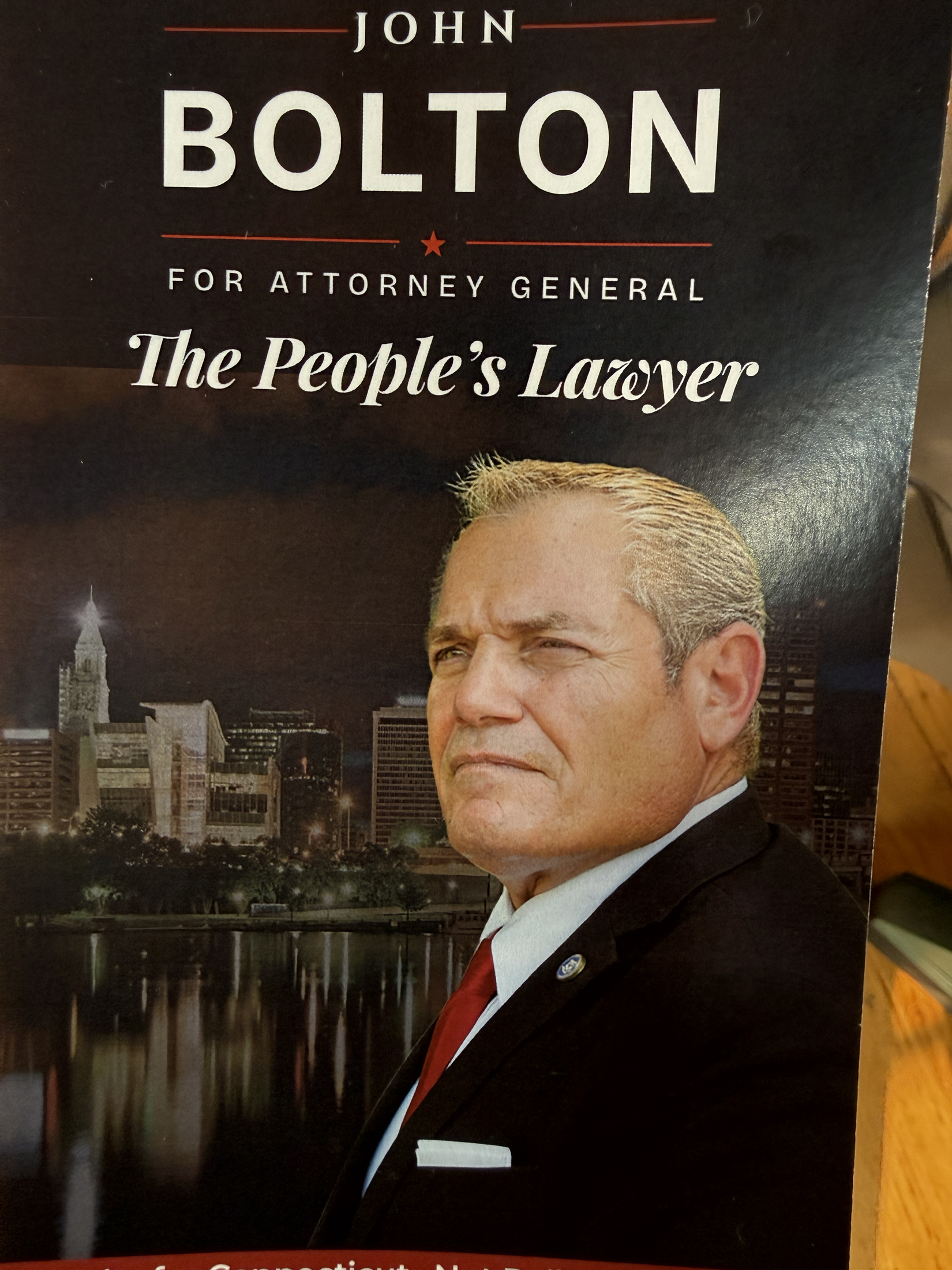 John Bolton Pitches “People’s Lawyer” Vision in Connecticut Attorney General Race